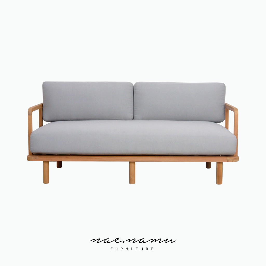 Jual GAKU Wooden Couch Sofa Jati Minimalis 170x80x78 cm Indonesia