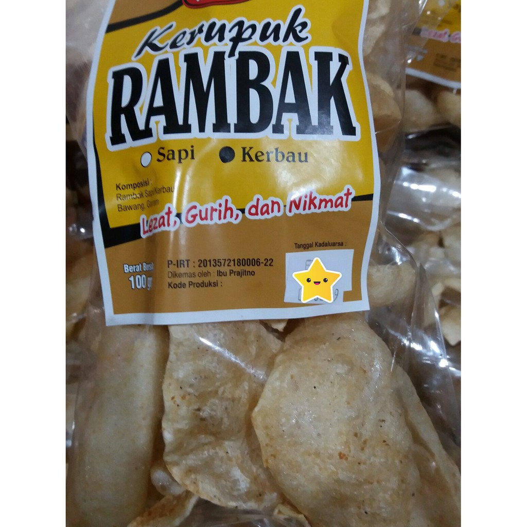 

Rambak Kerbau Krupuk Rambak khas Blitar
