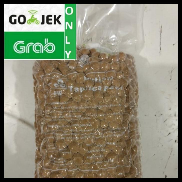 

BUBBLE TAPIOCA PEARL 1 KG MERK IT PIN GOJEK ONLY ( GROSIR DUS AJA ) KODE 612