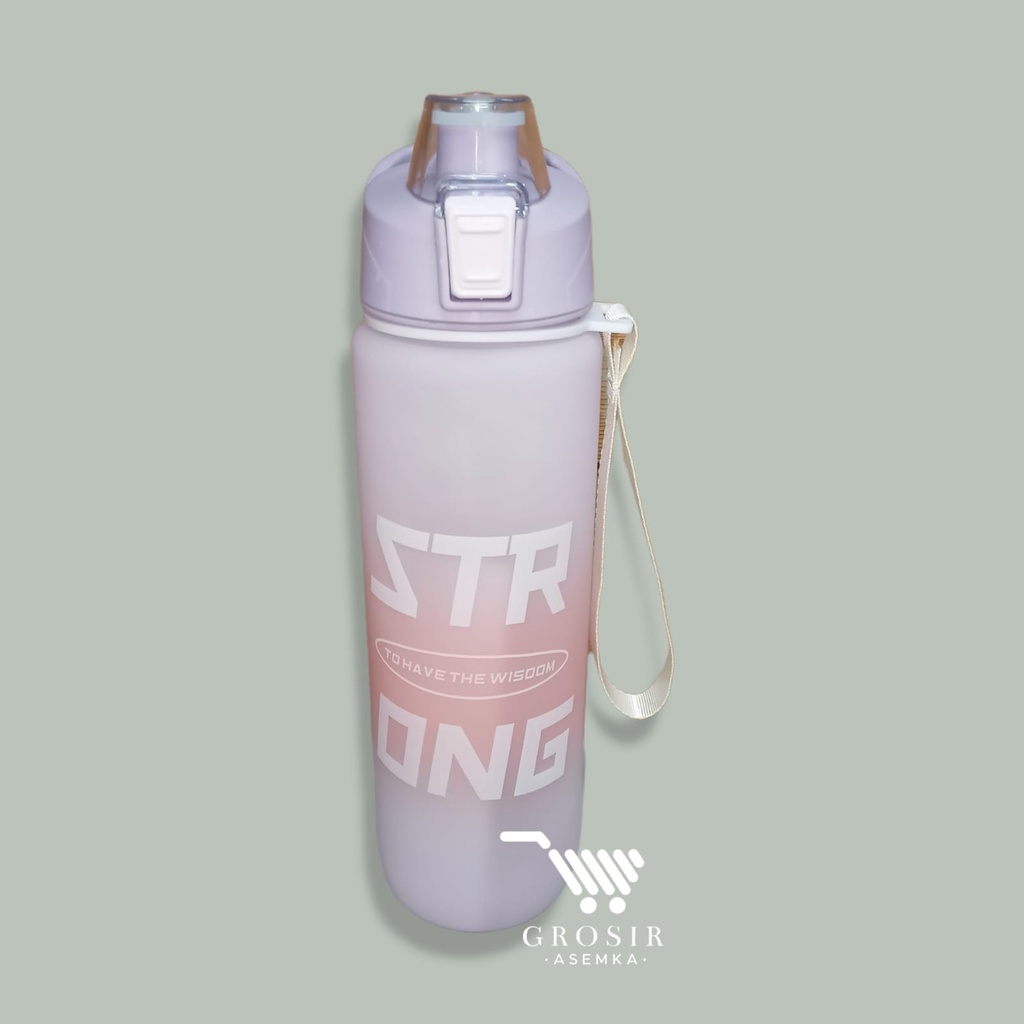 BOTOL MINUM 1 LITER TERBARU BOTOL MINUM TRITAN PASTEL KOREA VIRAL BOTOL MINUM MOTIVASI FREE STICKER 2D DAN 3D