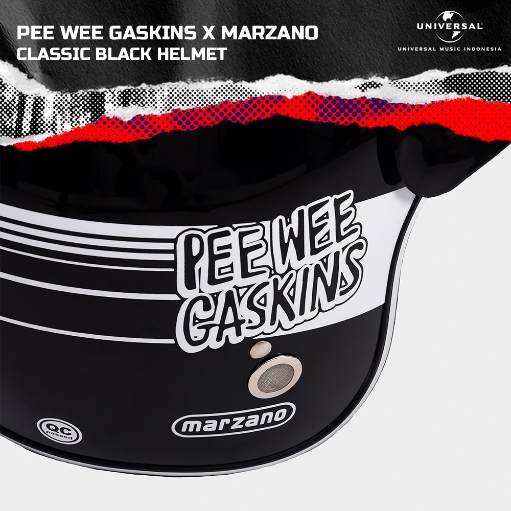 Pee Wee Gaskins x Marzano - Classic Black Helmet