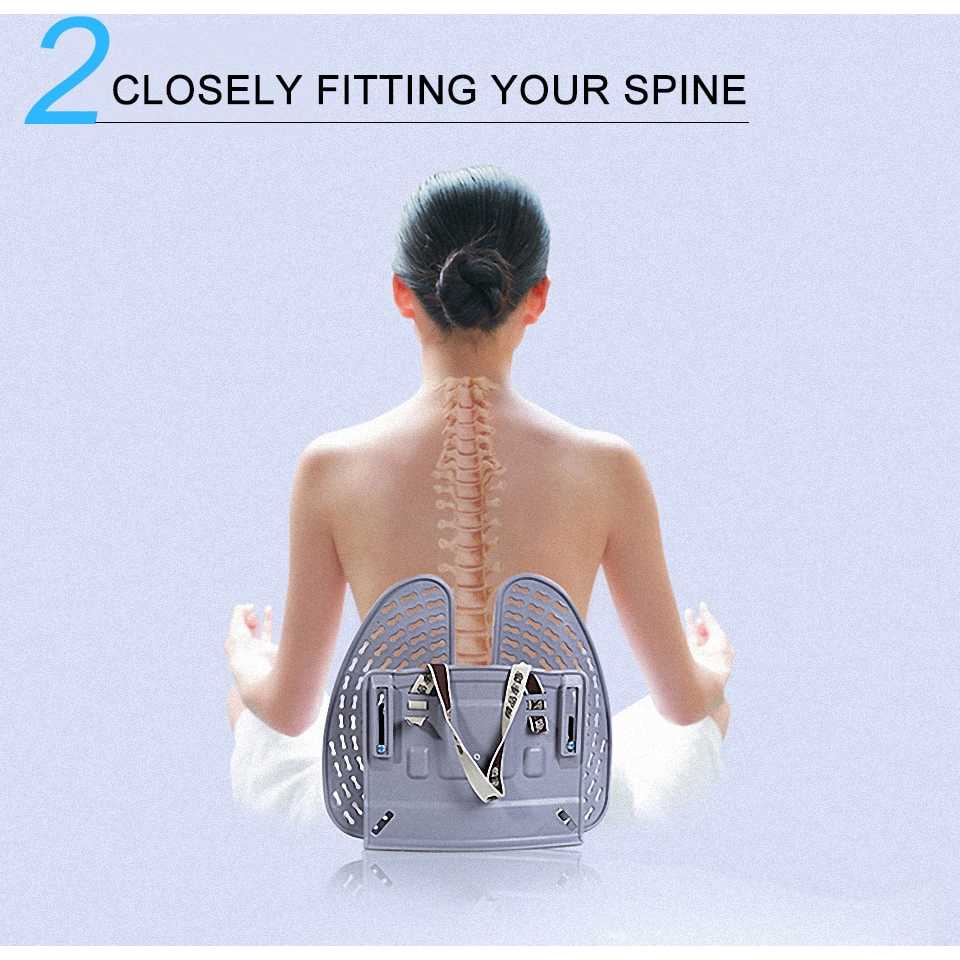 LOCEN Sandaran Kursi Ergonomic Adjustable Lumbar Back Support - TY3120