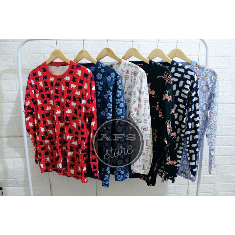 Kaos Lengan Panjang/Kaos Wanita/Kaos Lengan Panjang Wanita