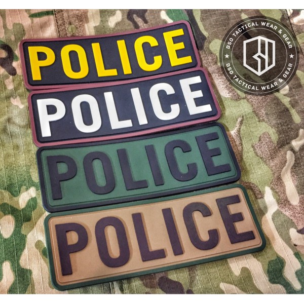 Jual Patch Police Tactical PVC Rubber Patch Emerson Original Best Quality |  Shopee Indonesia