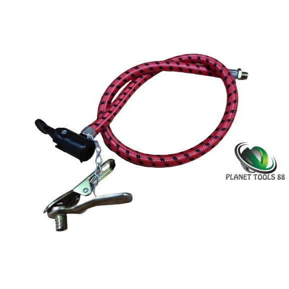 planet88 Selang Pompa Angin Ban Sepeda Motor Bola Tekuk Jepit 1 Lubang