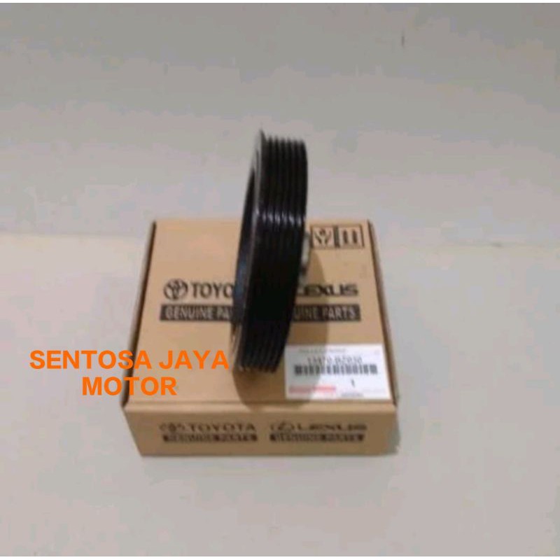 PULLY PULLEY POLY CRANKSHAFT KRUK AS KER AS AVANZA 1.5 VELOZ RUSH TERIOS ASLI 13470-BZ030 ORIGINAL