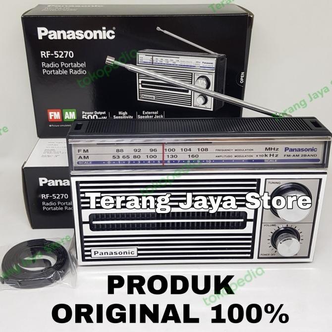 Radio 2 band Panasonic RF-5270 Radio Portabel Panasonic RF-5270 RF5270