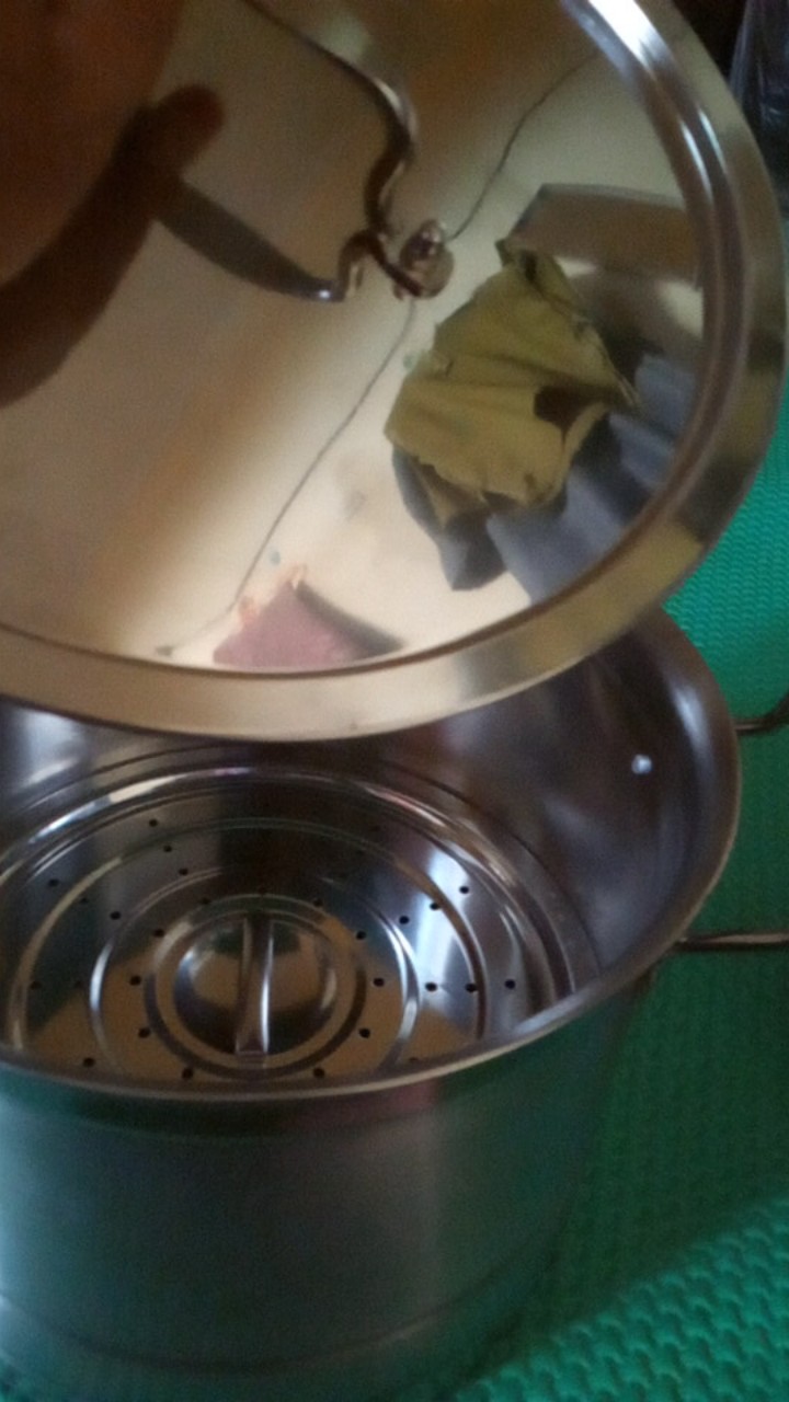 Tajimawa Panci Kukusan Stainless 28 Cm Tebal/ Dandang Masak/ Panci Sup
