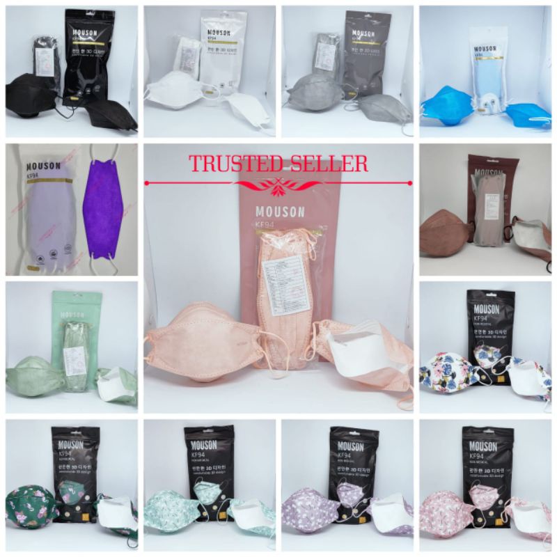 MASKER KF94 MERK MOUSON ISI 10PCS 4PLY