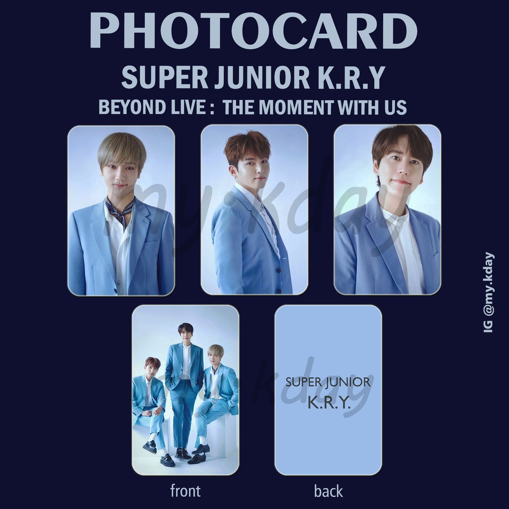 PC-0415, Unofficial Photocard Super Junior K.R.Y. Beyond Live: The Moment With Us 2 sisi