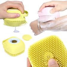 [COD] SIKAT MANDI SILIKON / SIKAT MANDI BUSA SERBAGUNA / SHOWER BRUSH DISPENSER PORTABLE