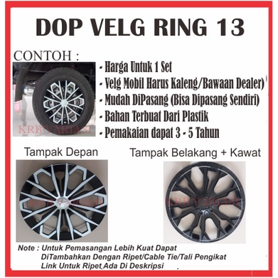 Dop Velg Racing Ring 13 Inch Murah Dop Velg Ring 13 Bagus