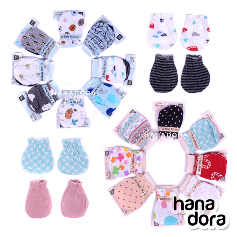 2-Pair Mittens - Sarung Tangan Bayi