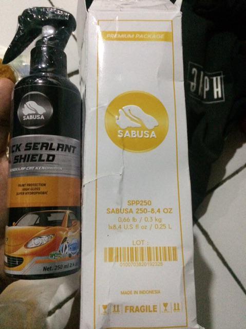Quick Sealant Shield Spray Guard Protection Pengkilap Mobil Motor Helm Premium Sealant Sabusa 250ml