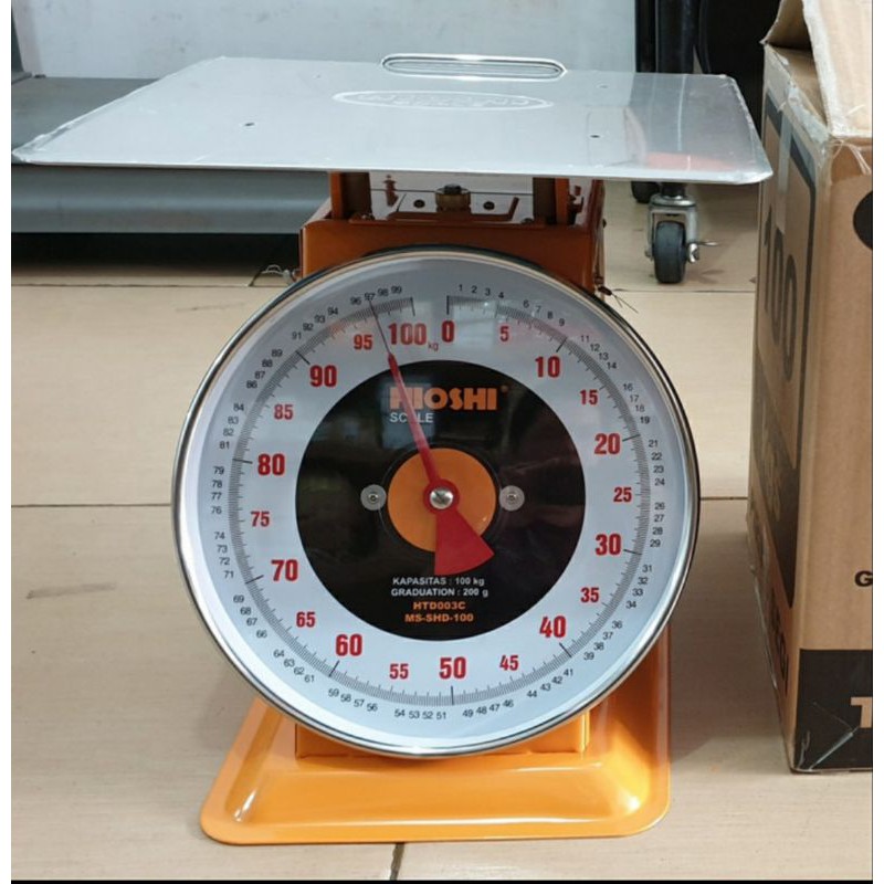 Timbangan Duduk Jarum Flat HIOSHI 100kg