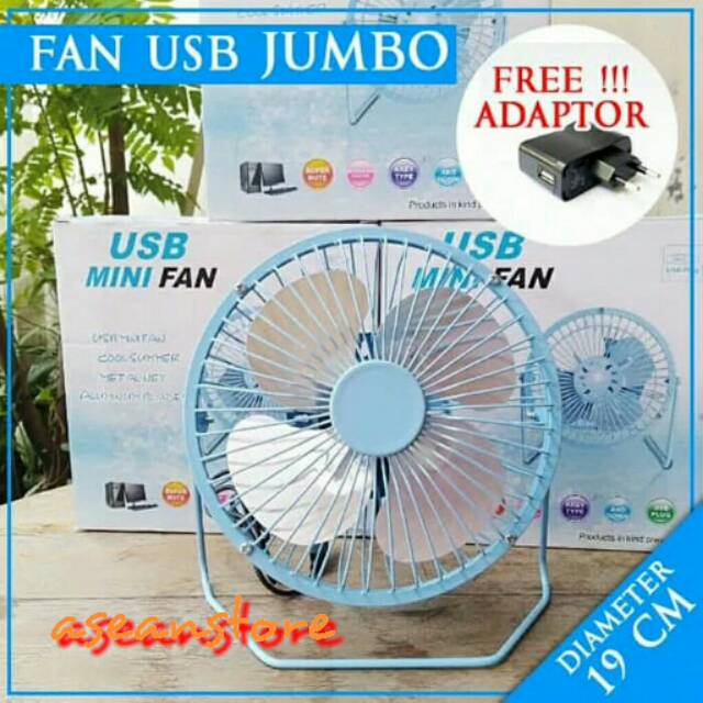Kipas Angin Fan USB JUMBO kipas usb kipas portable fan usb fan portable kipas angin portable kipas