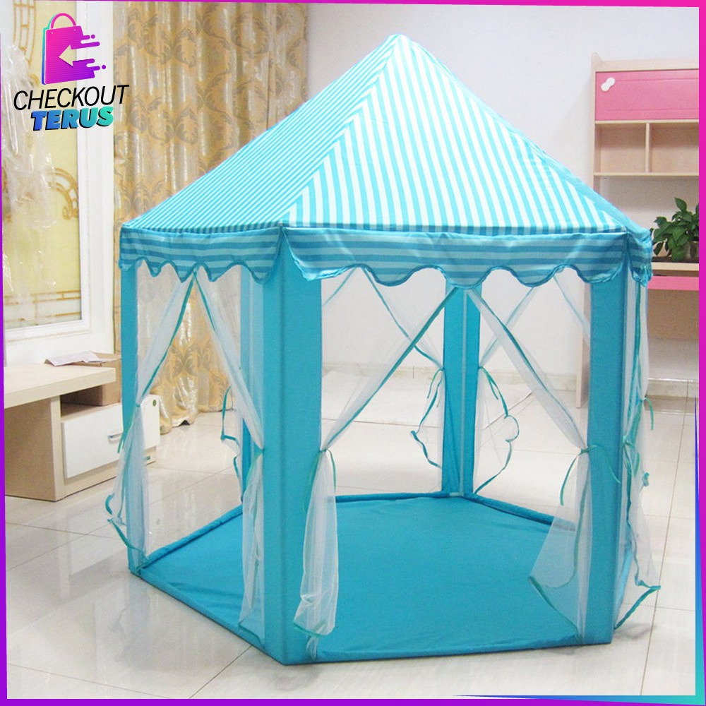 CT M130 Mainan Anak Tenda Princess Mainan Rumah Rumahan Anak Tenda Castle Mainan Tenda Model Rumah Anak