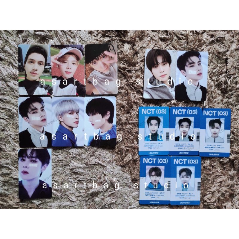 ID Card + PC Selca Concept Universe MD IDC NCT 2021 Jeno Jaehyun Jungwoo Ten Hendery Kun Yuta Jisung