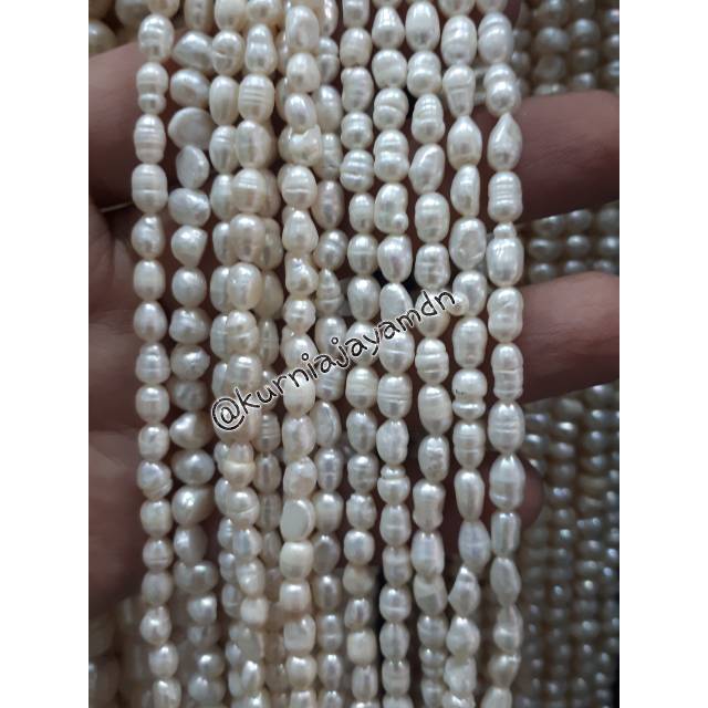  Mutiara  air  tawar  uk 6mm Shopee Indonesia