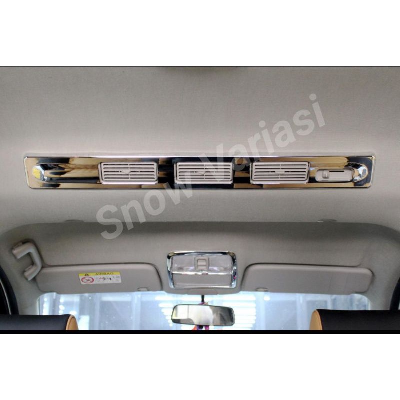 Panel AC Tengah All New Rush Terios 2018 2022 2023 Middle Black Chrome