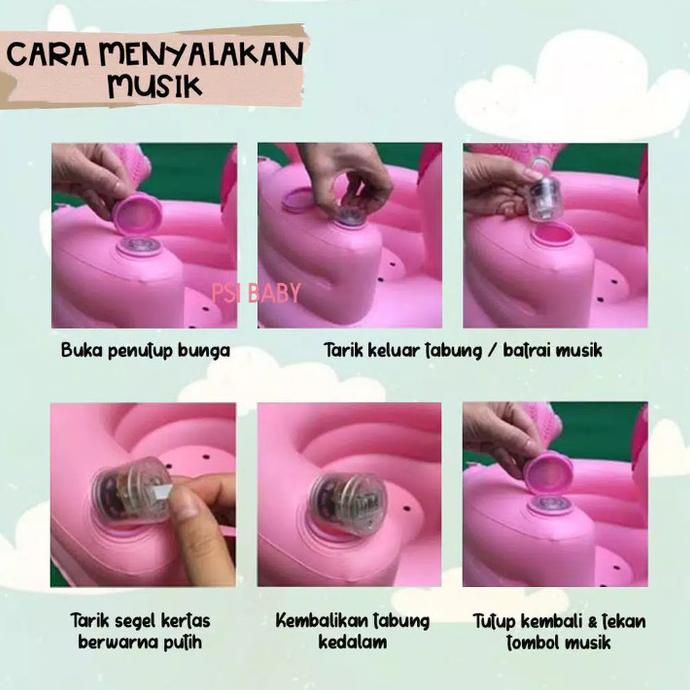 KURSI POMPA BAYI SOFA TIUP BABY MODEL MERAK