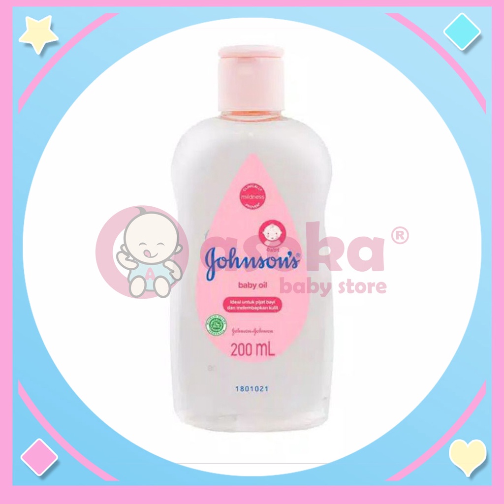 Johnson's Baby Oil 200ml ASOKA