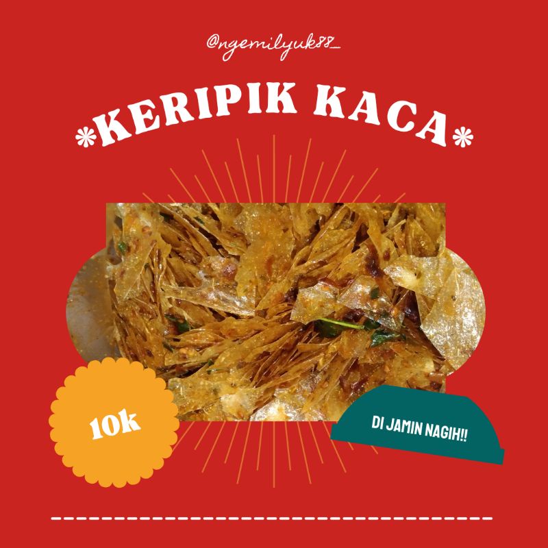 

KERIPIK KACA 100gr GURIH PEDAS DAUN JERUK