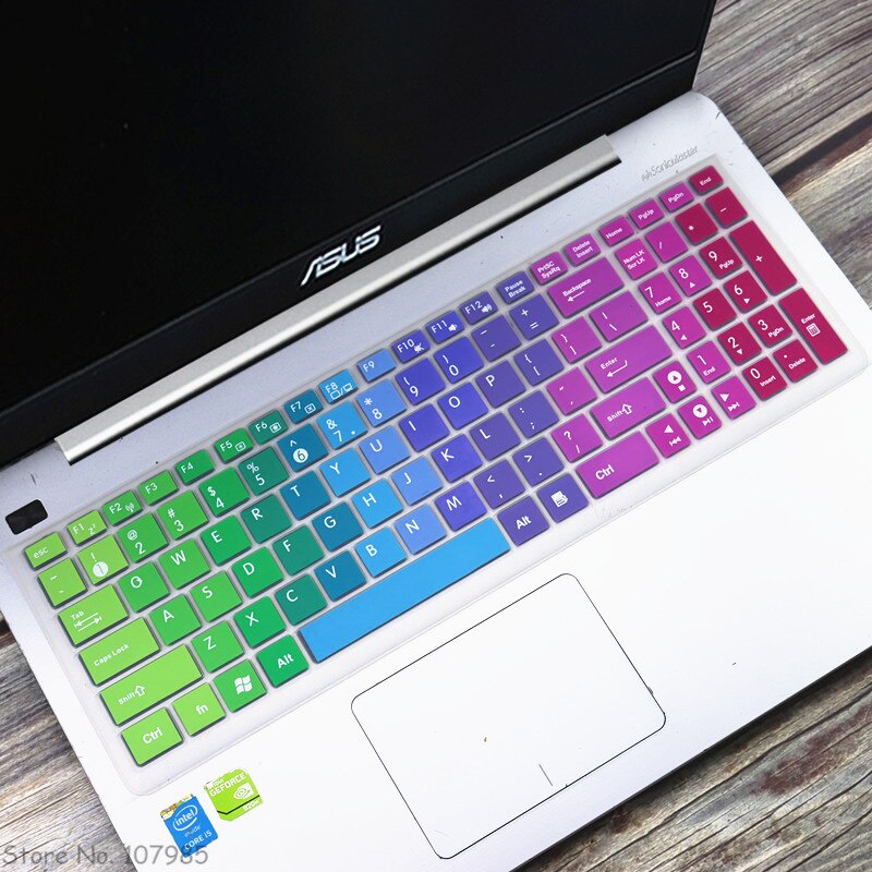 Skin Cover Pelindung keyboard Laptop 15.3 &quot;Untuk Asus N50 N53S N53SV K52F K53S K53SV K72F K52 A52J A53 G51 N53 N52 N53 G73