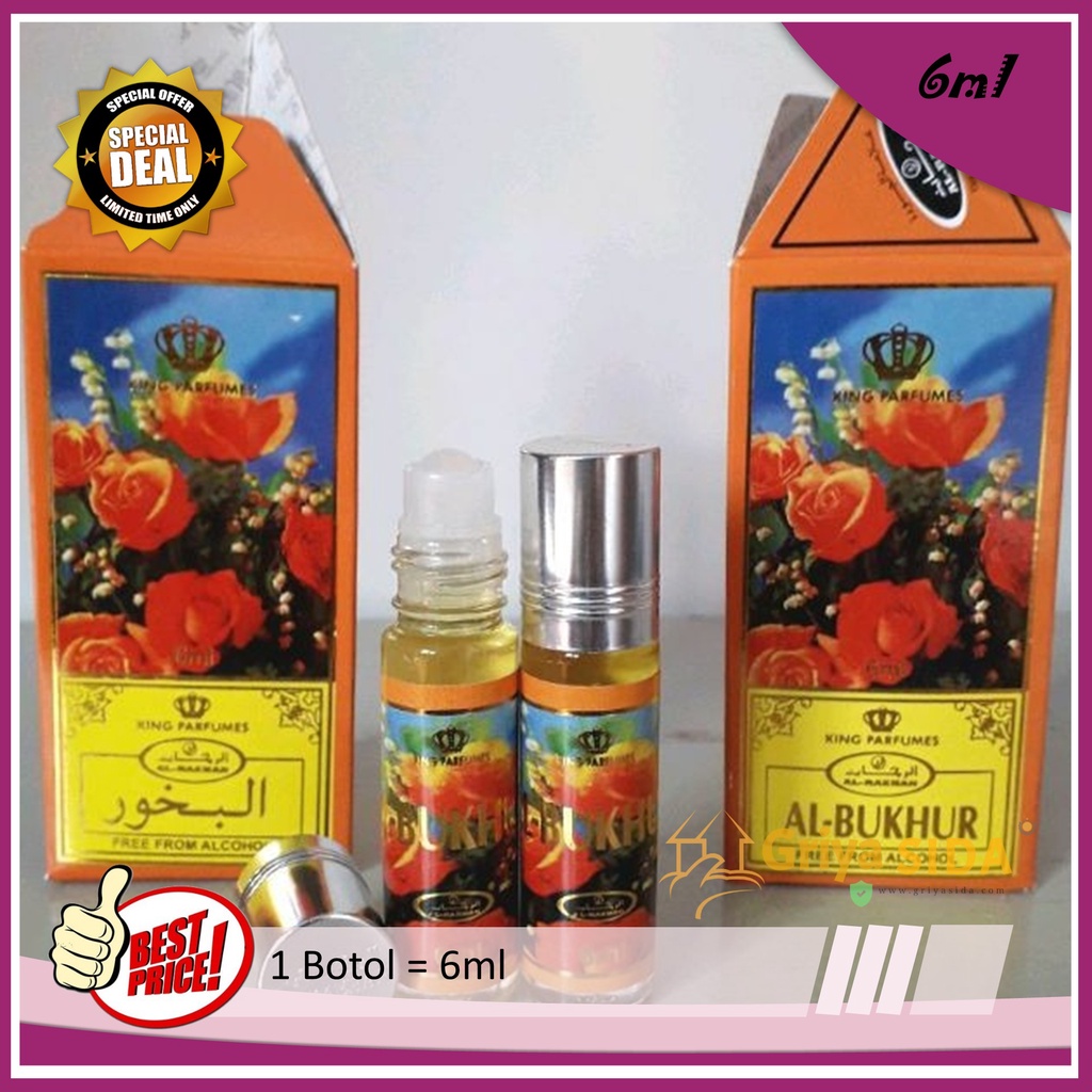 Parfum Bukhur 6ml alraehan aroma Bakhoor al raehan mirip al rehab parfum Harga grosir PROMO!!