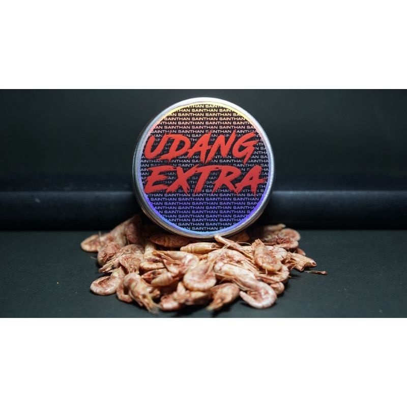 UDANG EXTRA RED Pakan Ikan Channa Maru Yellow Sentarum Auranti Limbata Pulchra Oscar Tiger udang kering