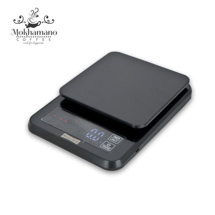 Muranee Timbangan Kopi Digital Timer Keren Coffee Scale with USB KS 890 Timbangan Digital Kekinian