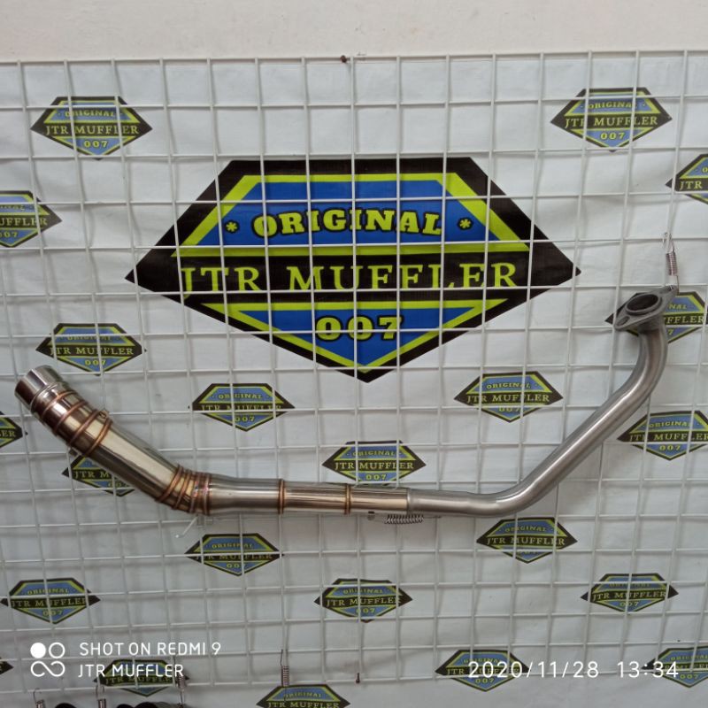 pipa Leheran Knalpot racing VIXION R 155cc inlet 50mm