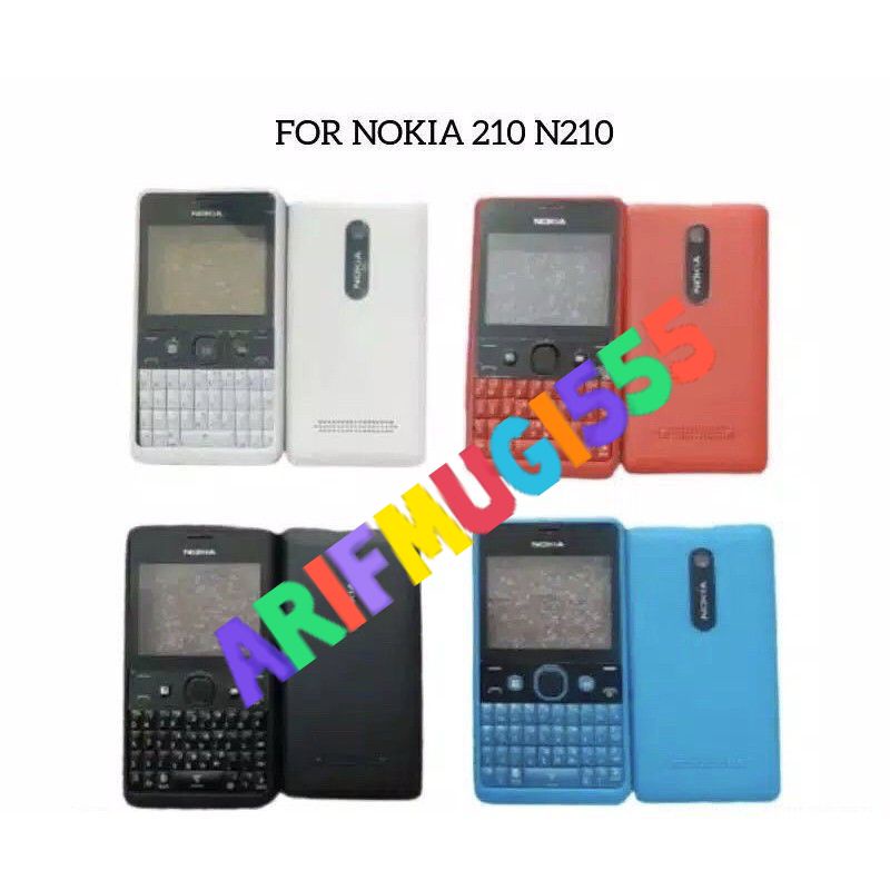 Casing Kesing Housing Nokia Asha N210 2013 Depan Belakang