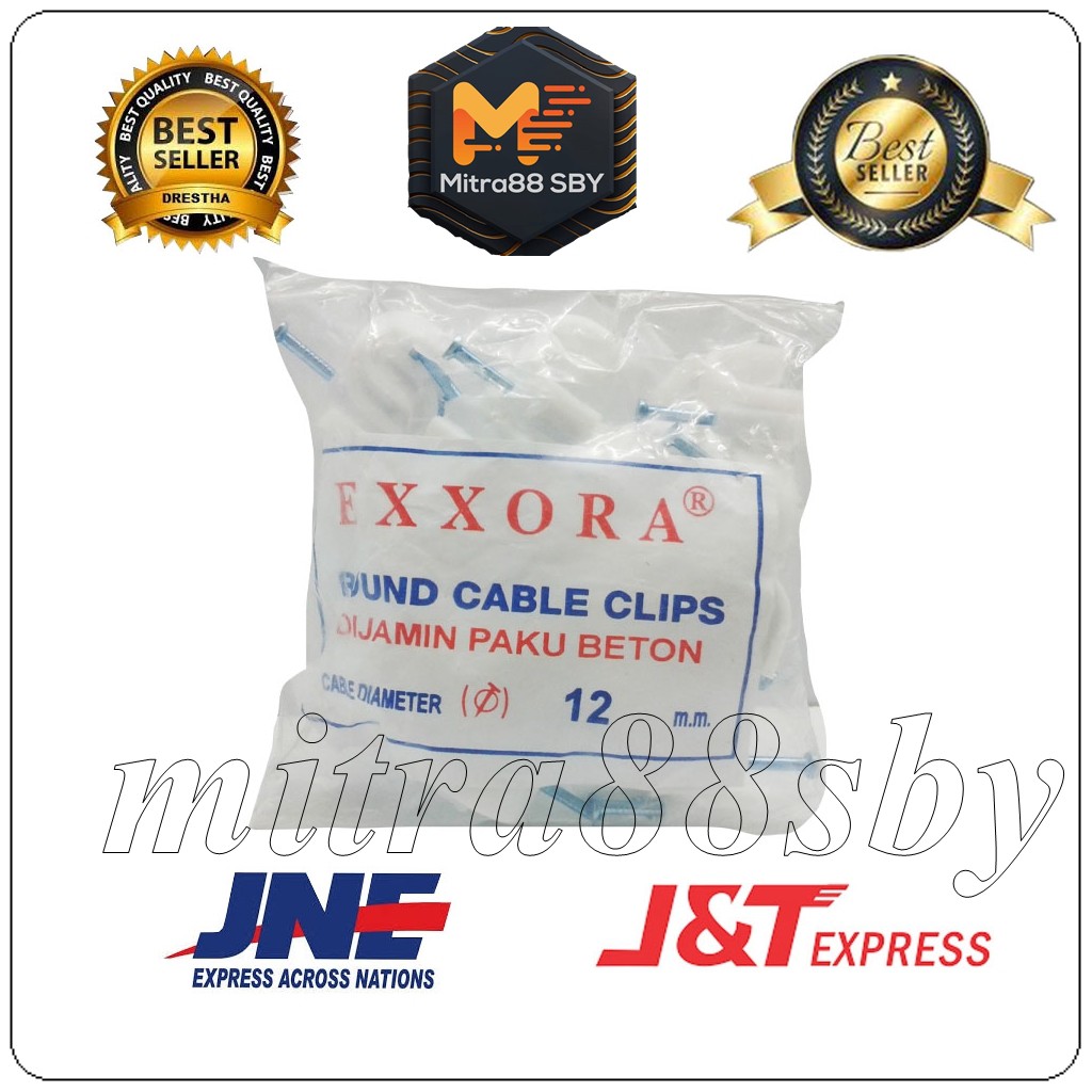 Mitra88sby klem kabel listrik exxora ( paku klem ) beton