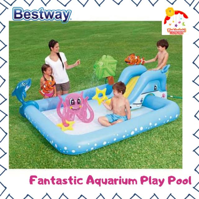 Bestway Fantastic Aquarium Play Pool Kolam Renang Anak