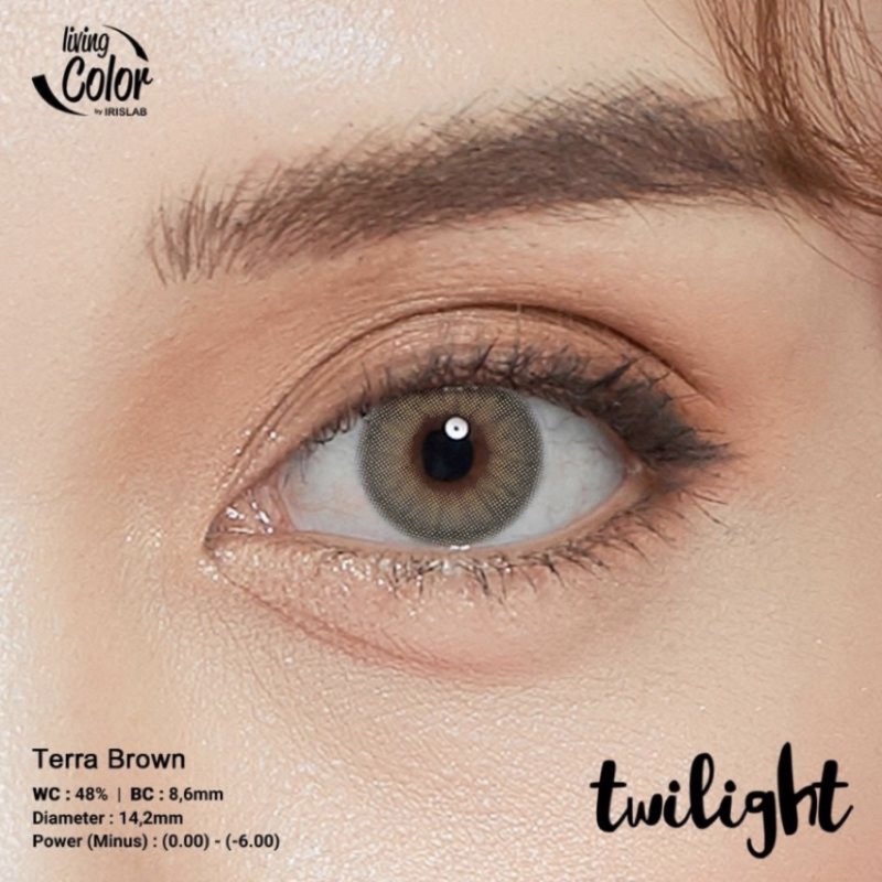 Softlens Twilight Terra Brown by Living Color IRISLAB MINUS dia 14,2