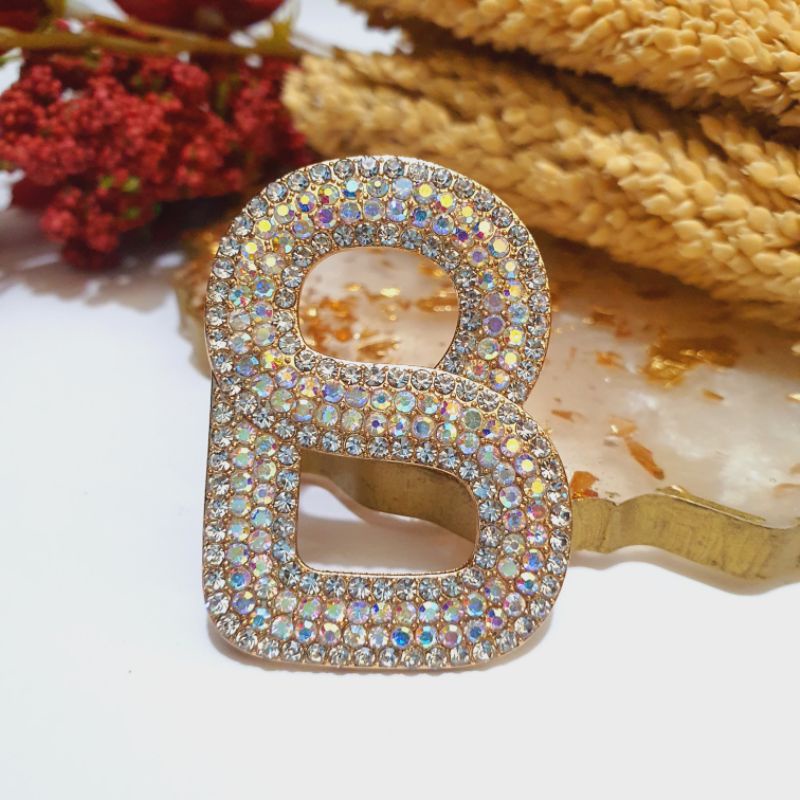 Brooch Buttonscarves KW / Bross Buttonscarves KW / Bross Button KW-021 Gold