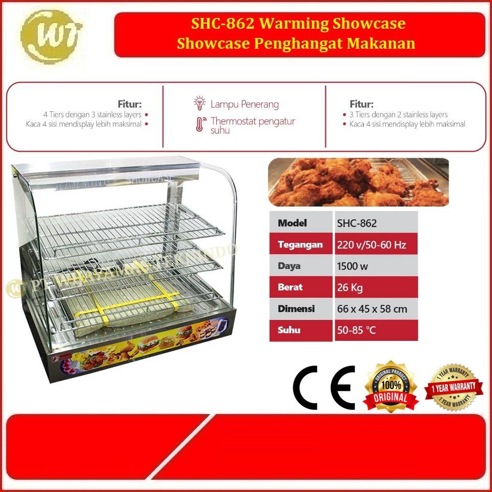 SHC-862 Warming Showcase – Showcase Penghangat Makanan