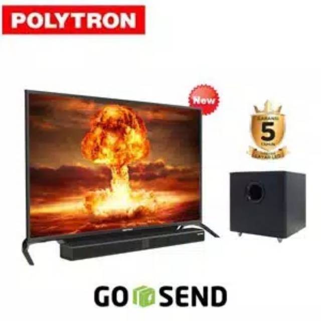 (KHUSUS GOJEK) LED POLYTRON PLD 43B150 CINEMX SOUNDBAR