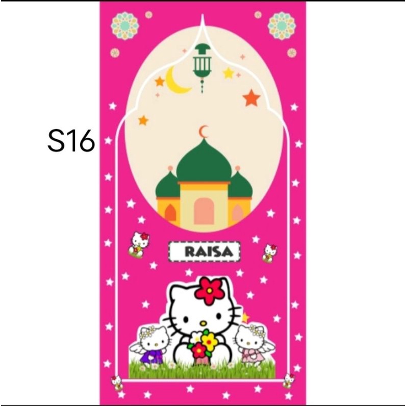 SAJADAH ANAK CUSTOM NAMA TANPA BUSA-8