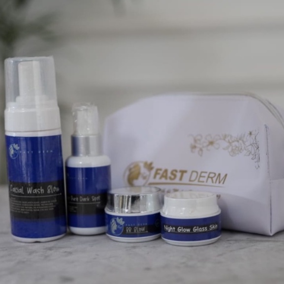 ORI PAKET FAST DERM GLOW GLASSKIN ULTIMATE FAST DERM BEAUTY FAST DERM ORIGINAL - UNTUK KULIT NORMAL 