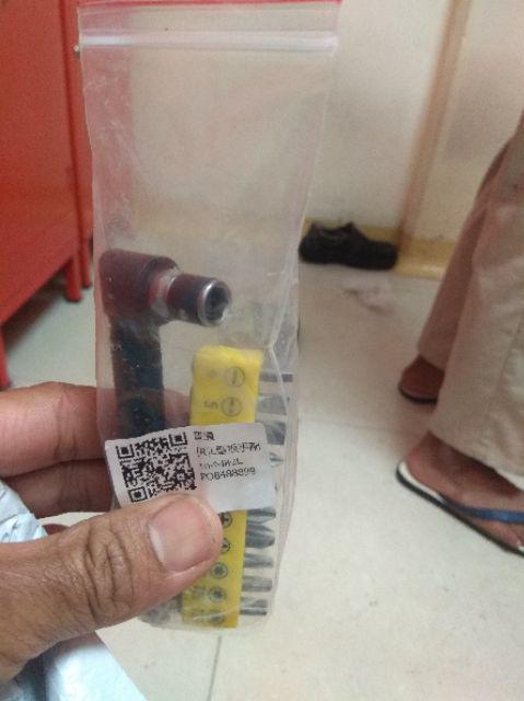 Kunci Obeng 1/4 Bentuk L Hex Socket Aneka Mata Sekrup