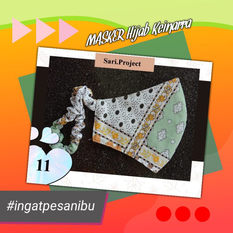 Masker hijab-masker-masker kain-masker medis-masker duckbill-masker duckbill sensi-masker daisy