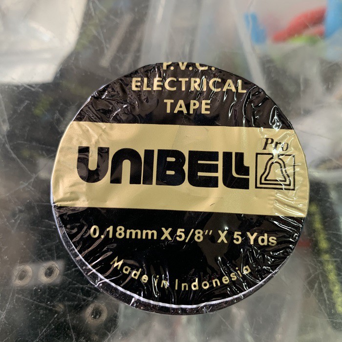 

Isolasi Unibel Lakban Tape Hitam Lem Listrik