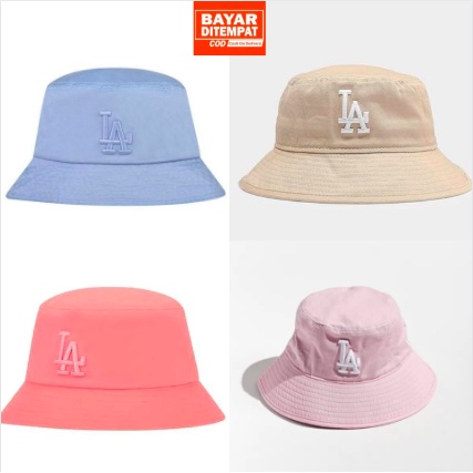 Bucket Hat Los Angeles / Bucket LA Unisex Remaja Dewasa Kualitas Premium