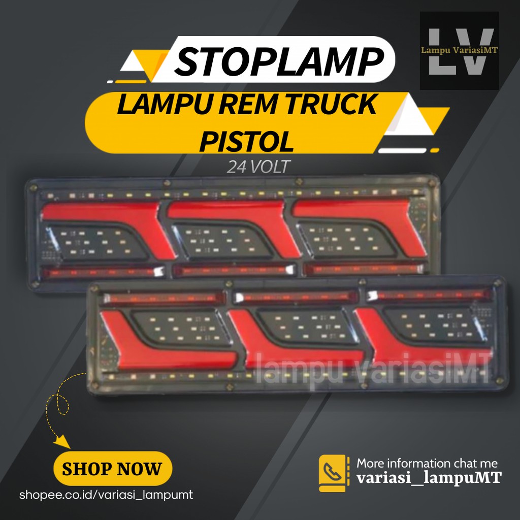 Jual Lampu Variasi Stoplamp Mobil Truk Stop Lamp Lampu Rem Belakang