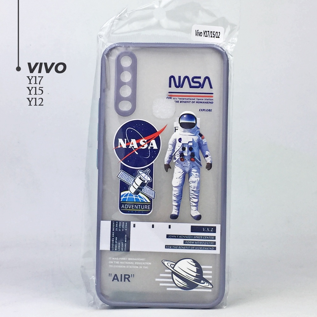 Princess VIVO Y17 Y15 Y12 Y3S Phone Case Motif NASA Cover VIVO casing Cartoon