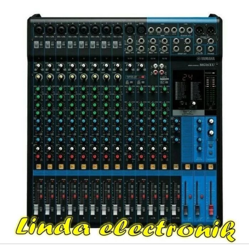 mixer yamaha mg16xu original 16 channel