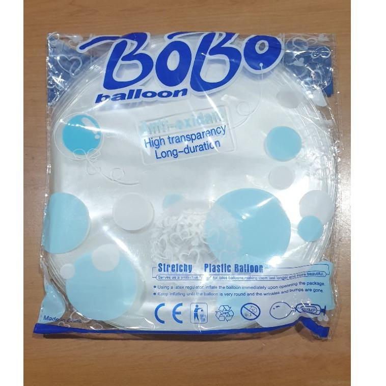 [KODE PRODUK QGHEA7478] Balon bobo 18 / 20 / 24 inch balon pvc per pak isi 50 lembar / bobo biru