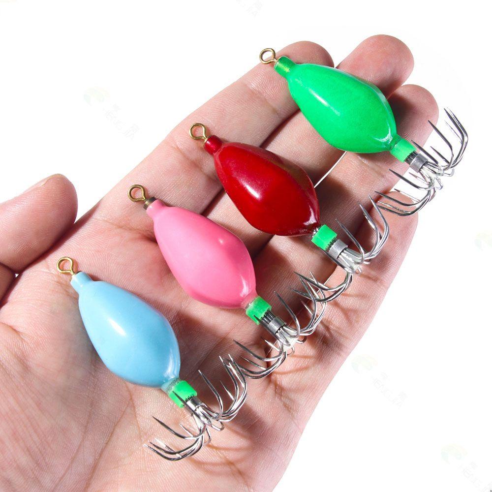 Lanfy Squid Jig Hook Kail Pancing Outdoor Tahan Lama Fishing Tackle Fish Lure Hooks Alat Pancing